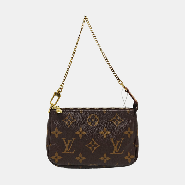 ACCESSOIRES Mini Monogram Coated Canvas Brown