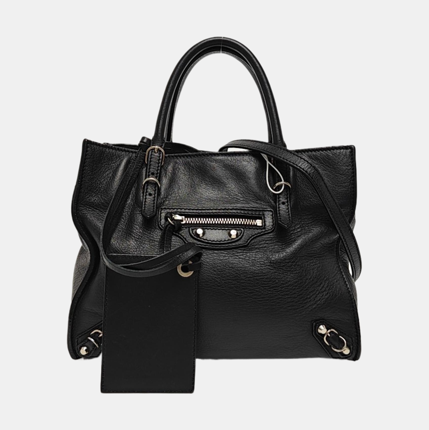 Papier Mini Calfskin Black