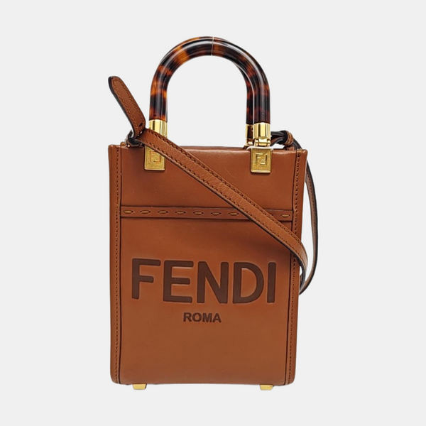 Sunshine Mini Calfskin Brown