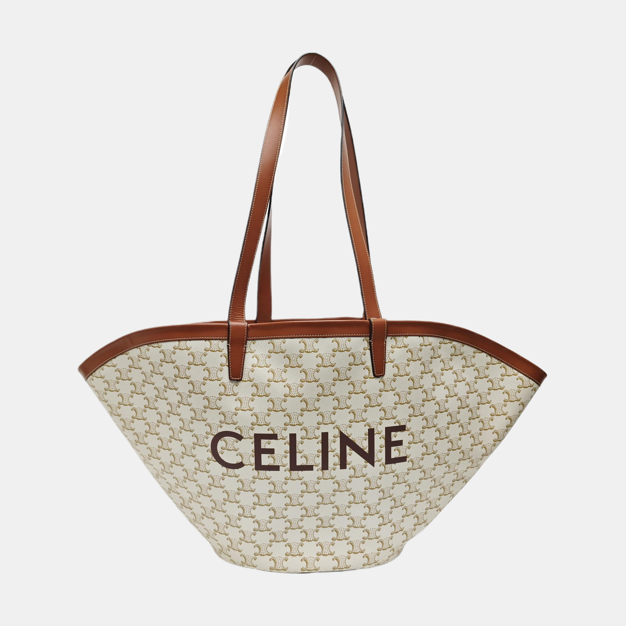 COUFFIN Large Coated Canvas White