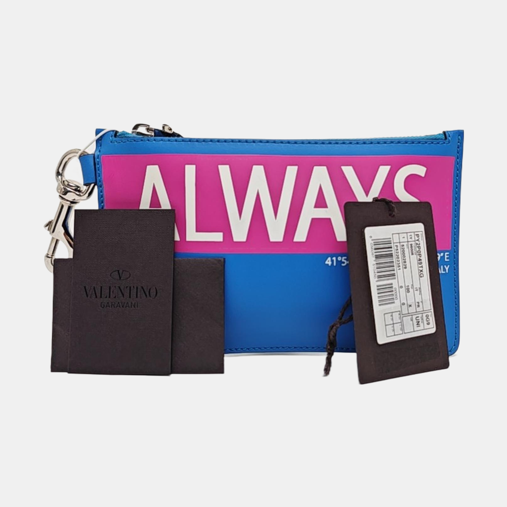 Vltn Calfskin Blue