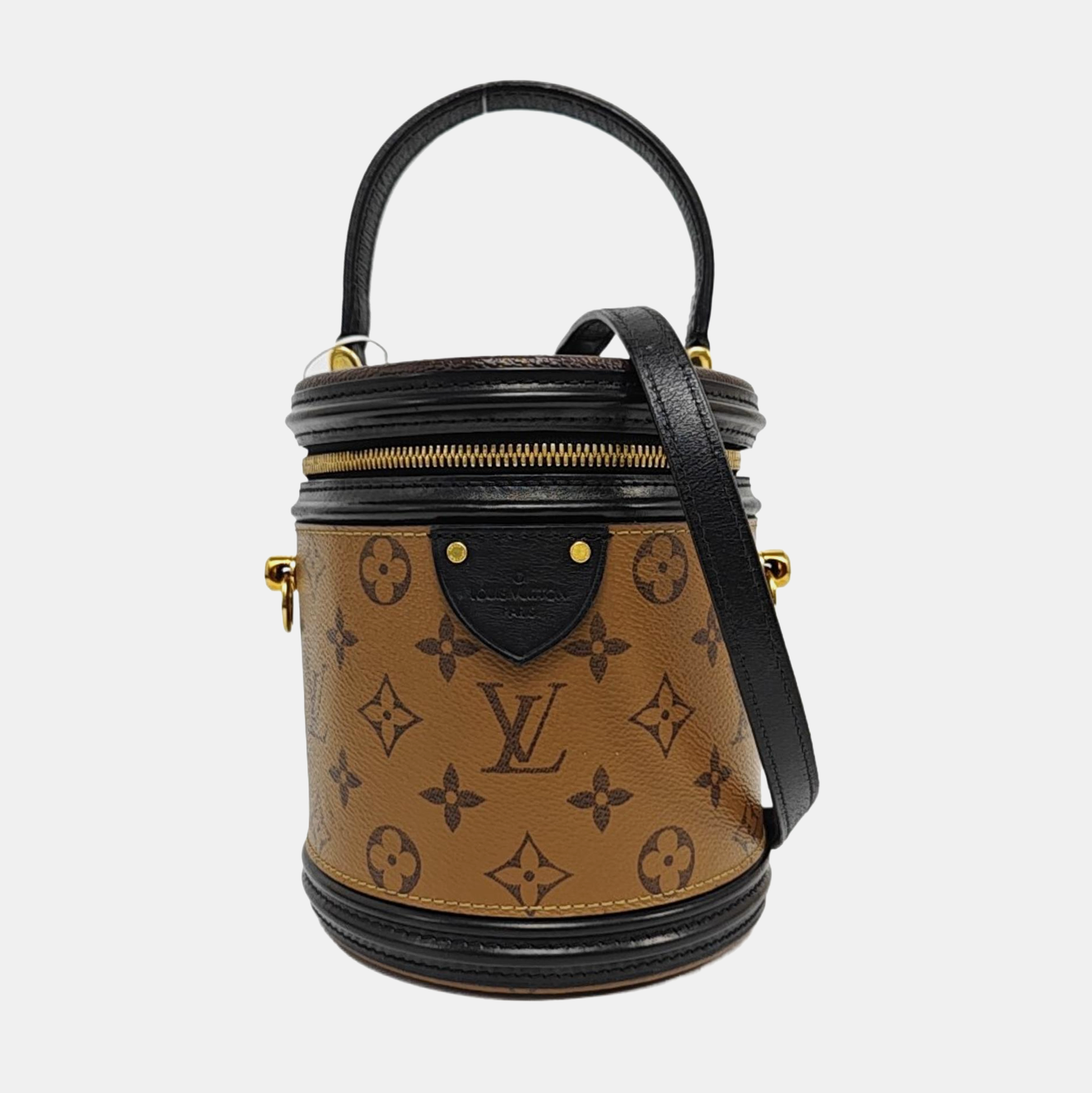 CANNES PM Monogram Coated Canvas Brown