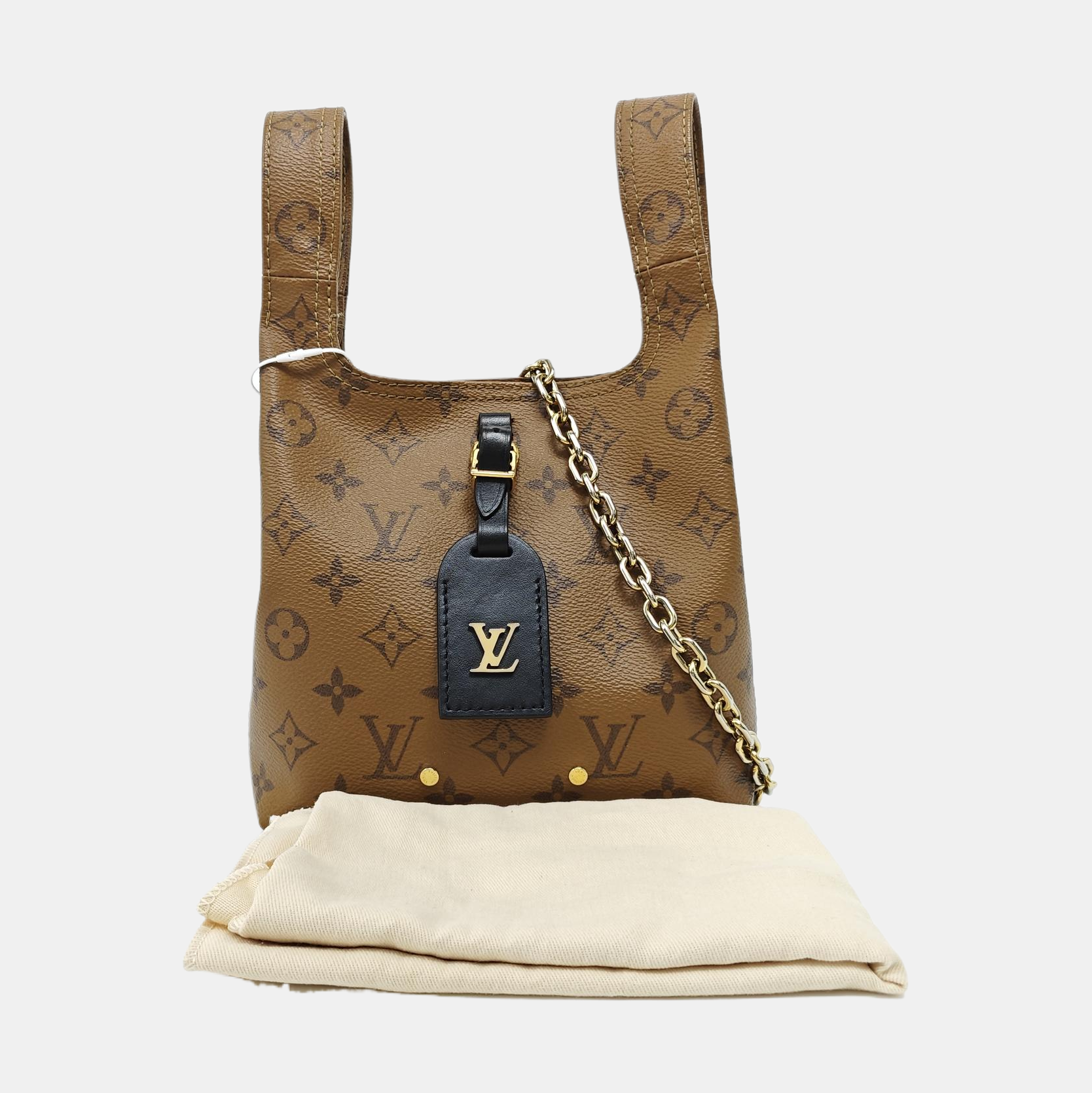 ATLANTIS BB Monogram Coated Canvas Brown