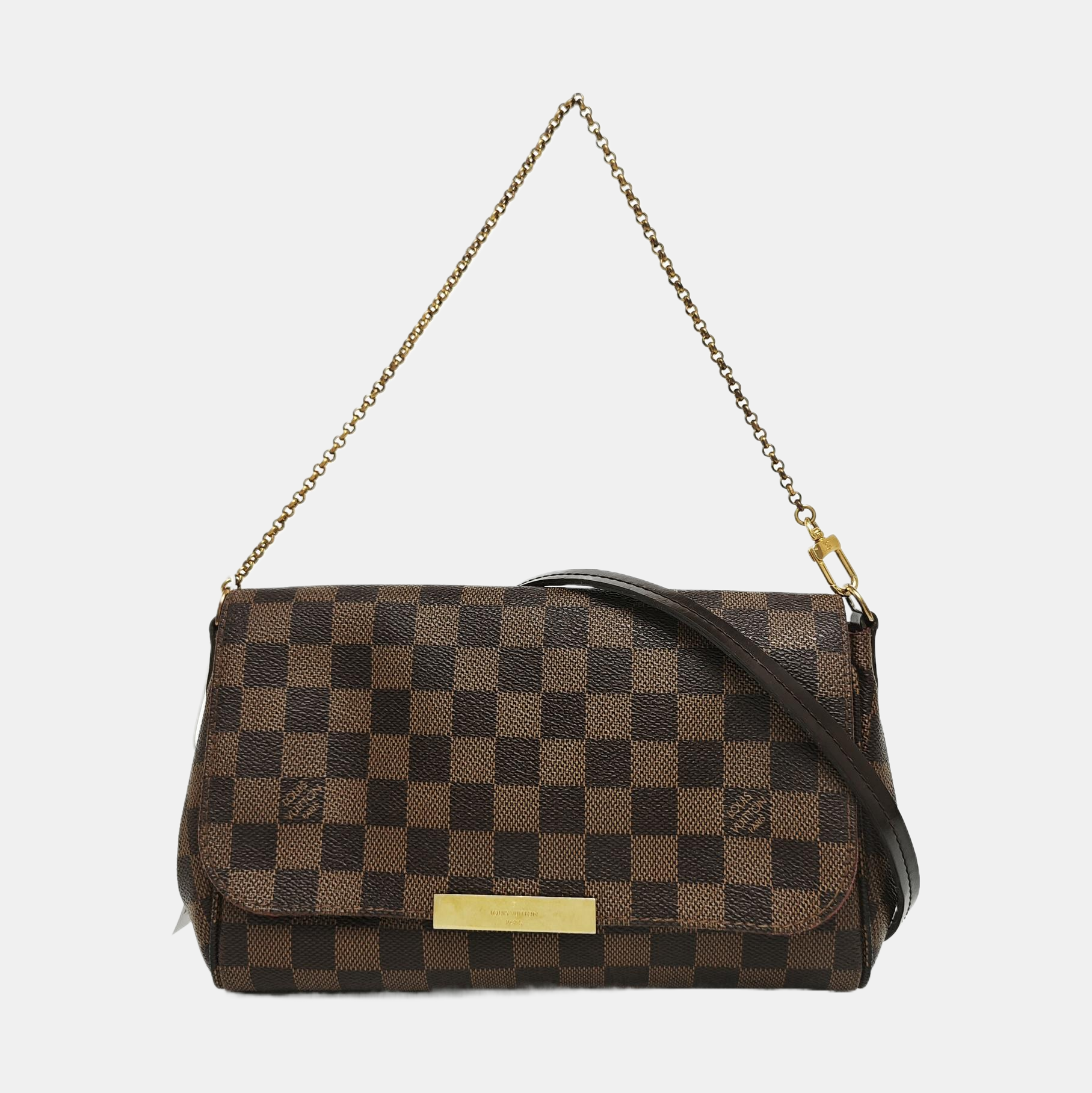 FAVORITE PM Coated Canvas Brown