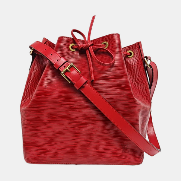 Authenticated pre-owned  NÉONOÉ MM Epi Red - Bucket Bag at Looply