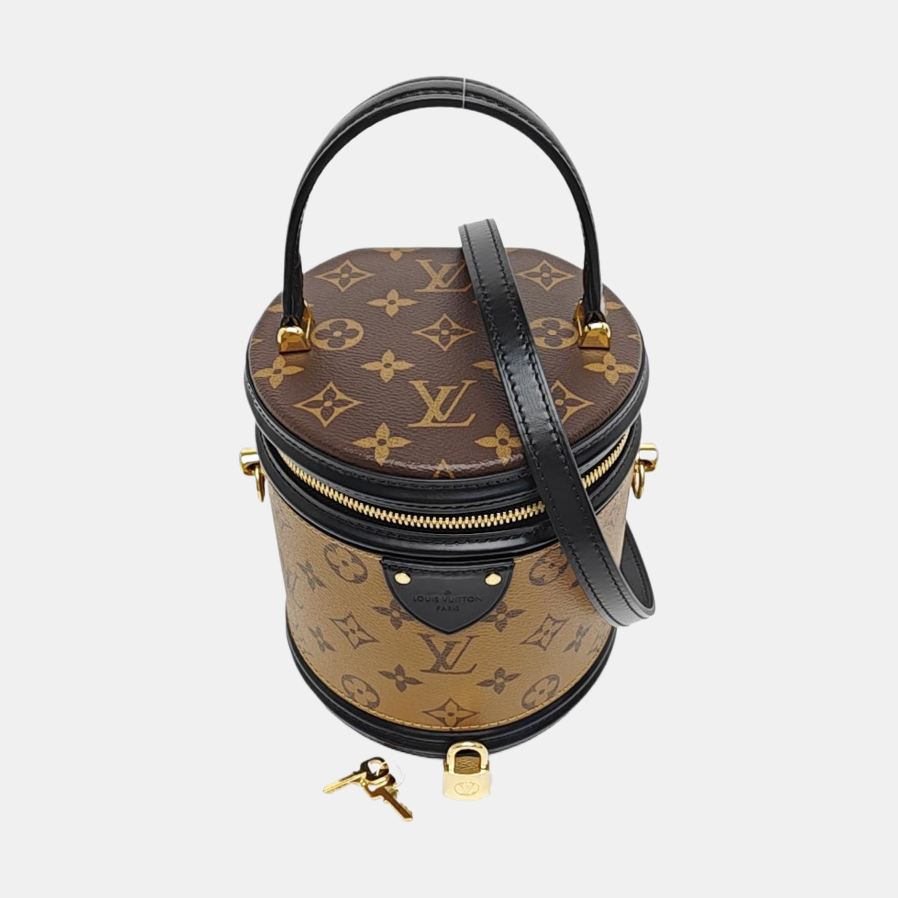 CANNES PM Monogram Coated Canvas Brown
