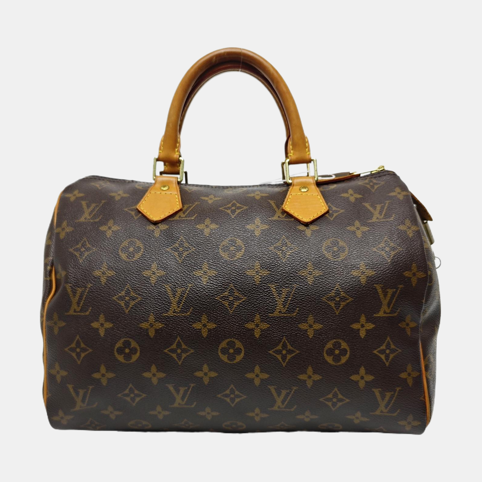 SPEEDY 30 Monogram Coated Canvas Brown