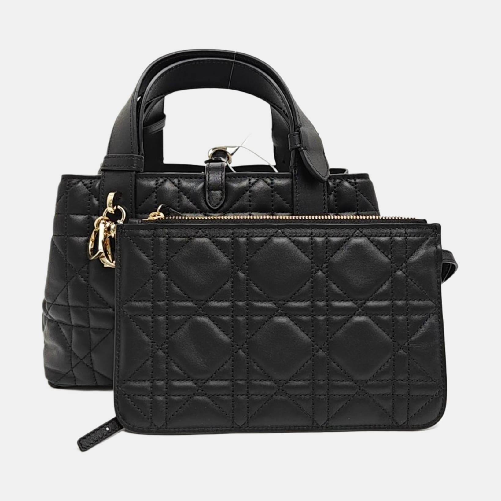 Toujours Small Cannage Calfskin Black