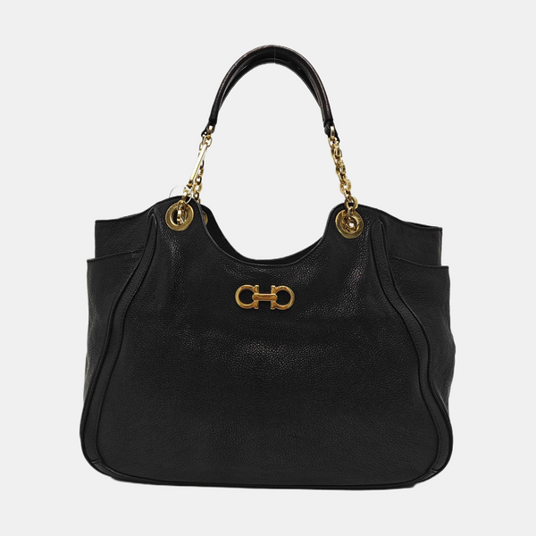 Betulla Medium Calfskin Black