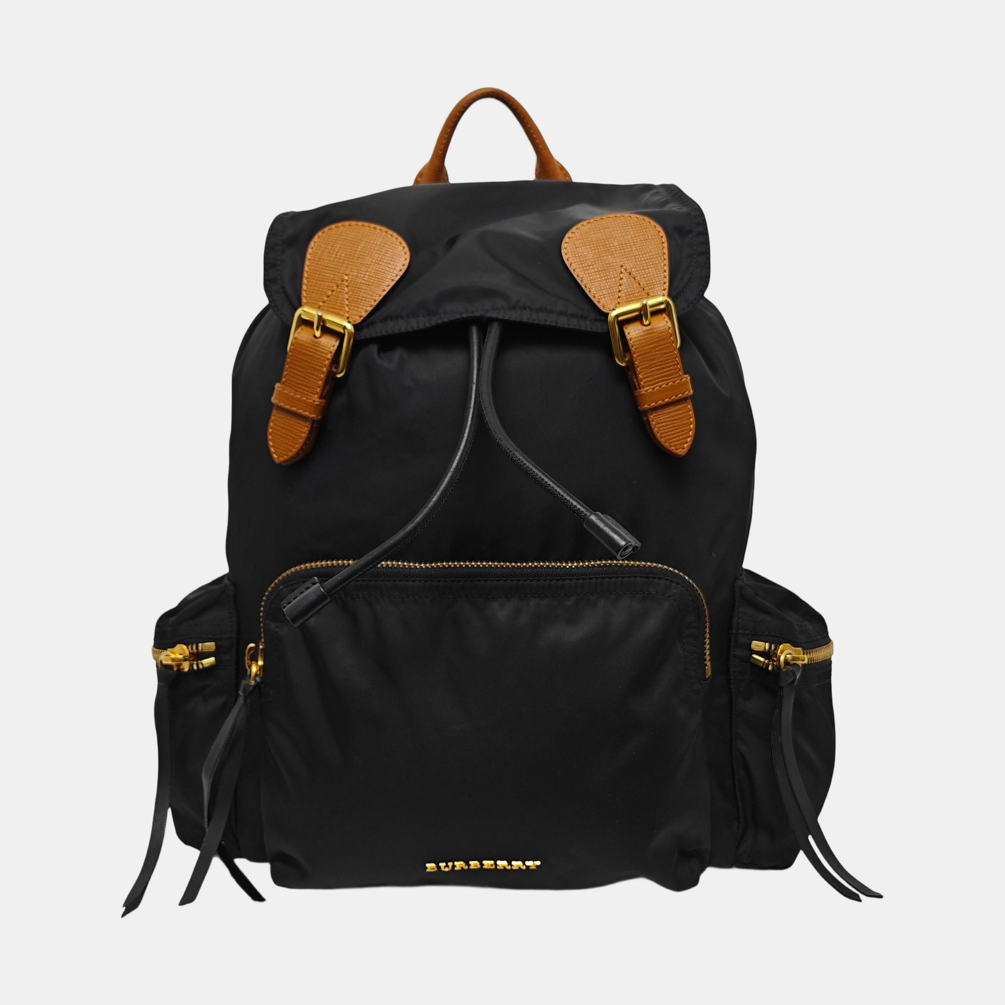 The Rucksack Large Nylon Black