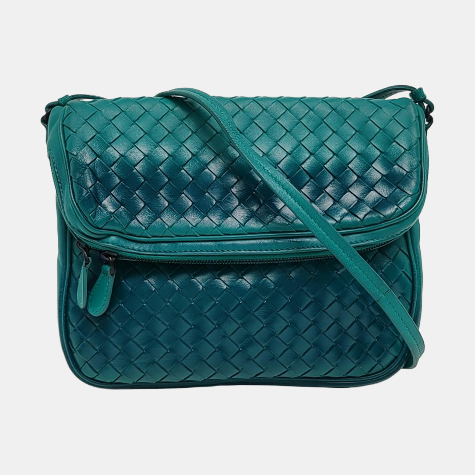 Calfskin Crossbody Bag Green