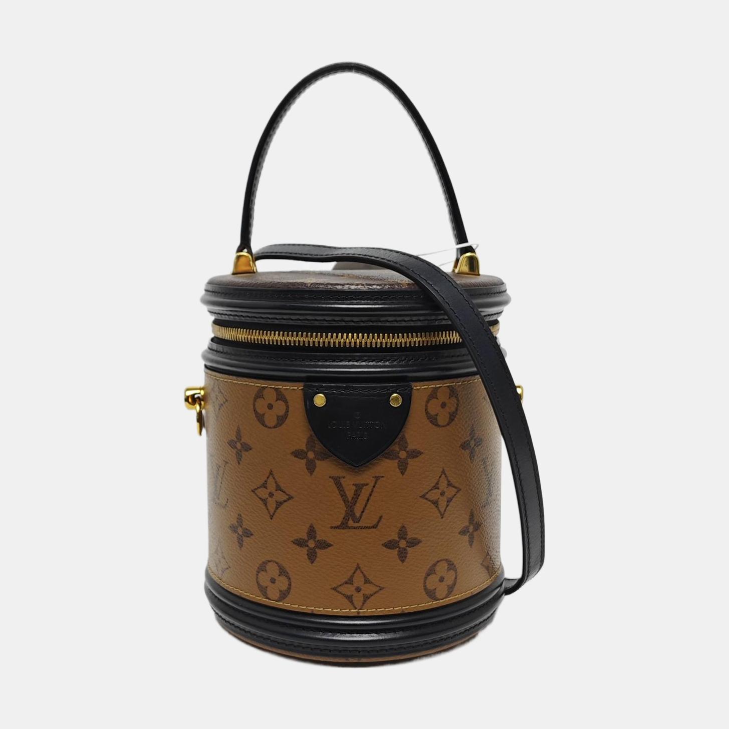CANNES PM Monogram Coated Canvas Brown