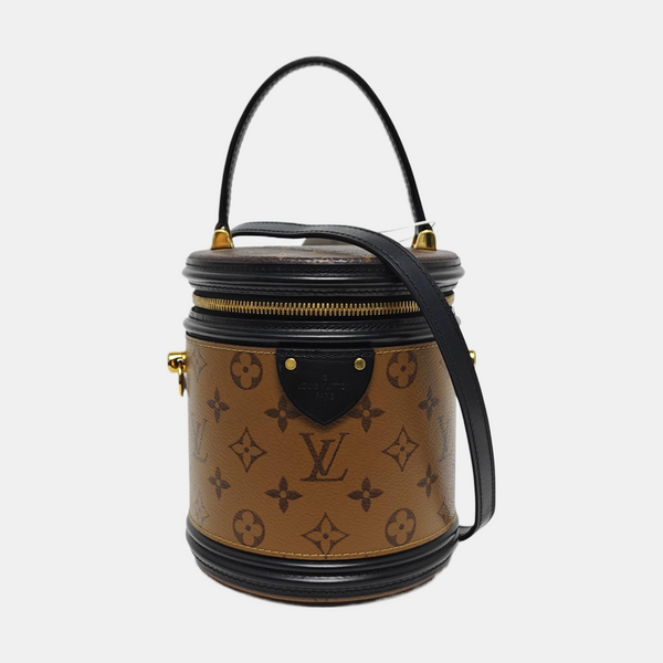CANNES PM Monogram Coated Canvas Brown