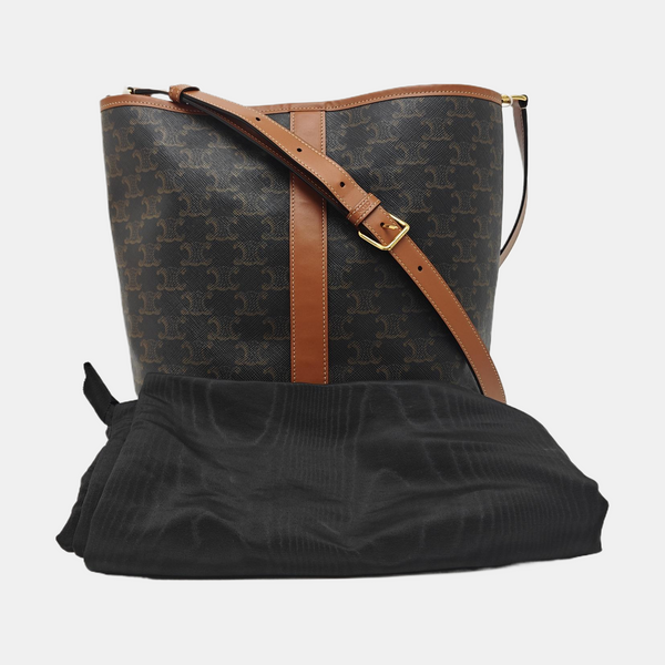 TRIOMPHE CANVAS Medium Coated Canvas Brown