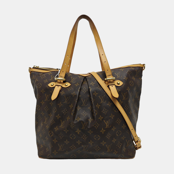PALERMO GM Monogram Coated Canvas Brown
