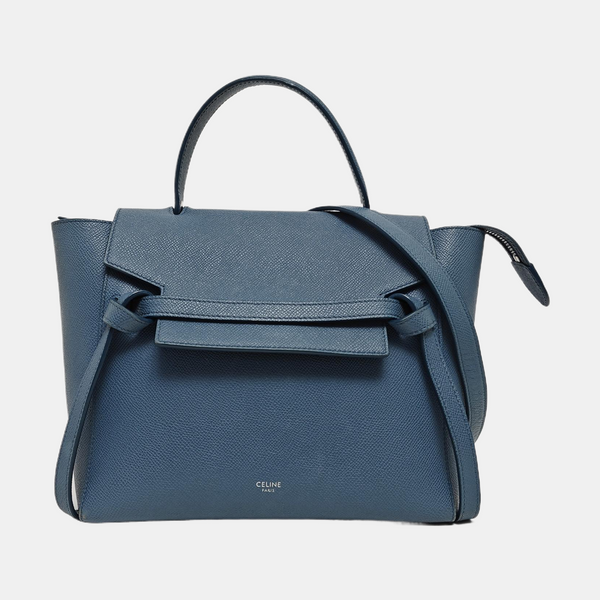 BELT Micro Calfskin Blue