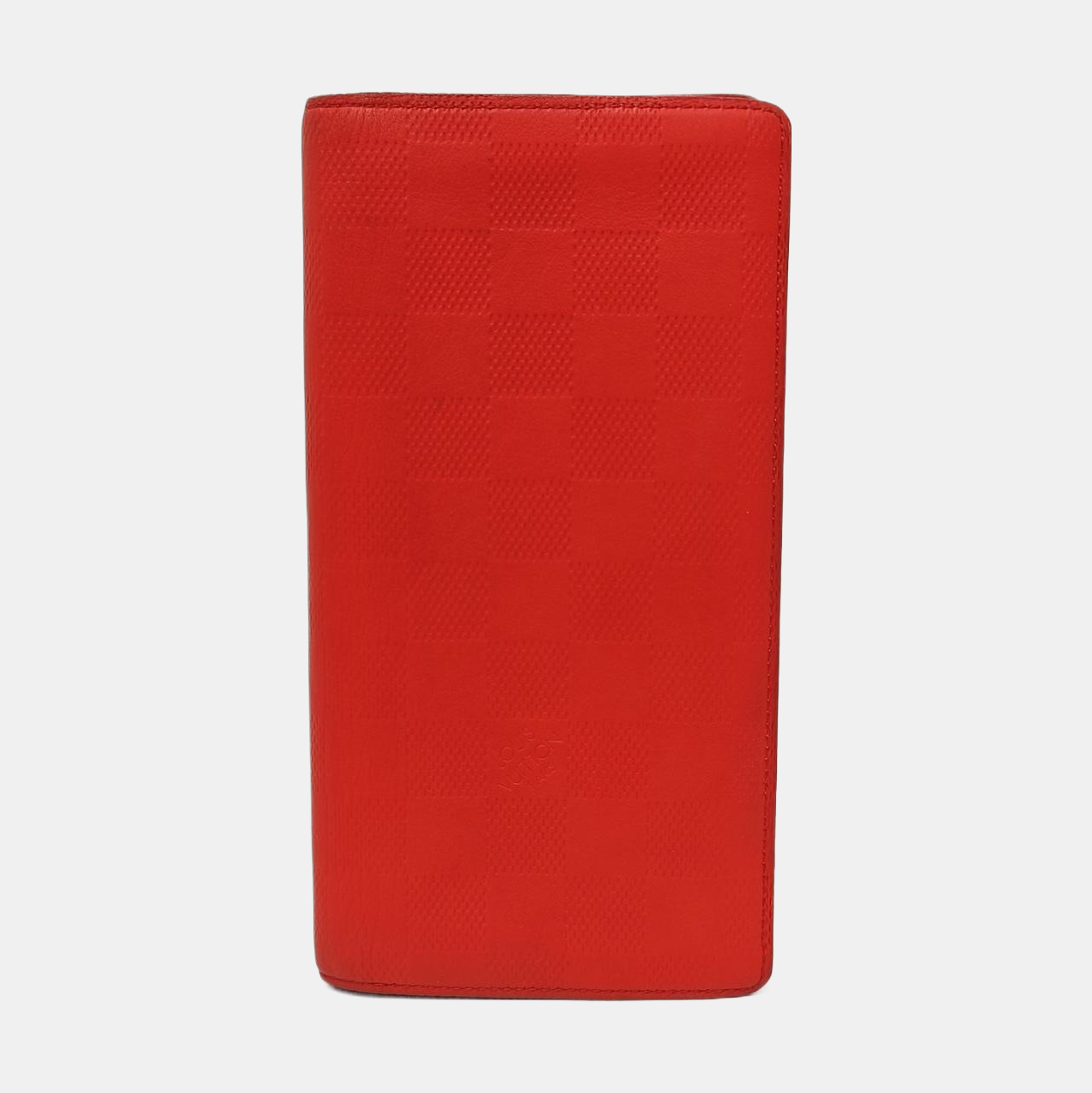 BRAZZA Damier Calfskin Red Wallet