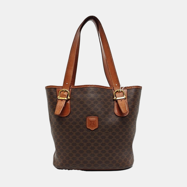 MACADAM TOTE Coated Canvas Brown