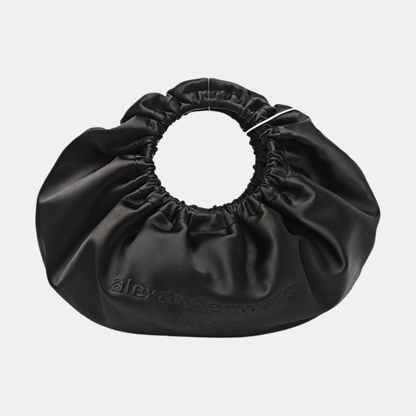 Fabric Top Handle Bag Small Black