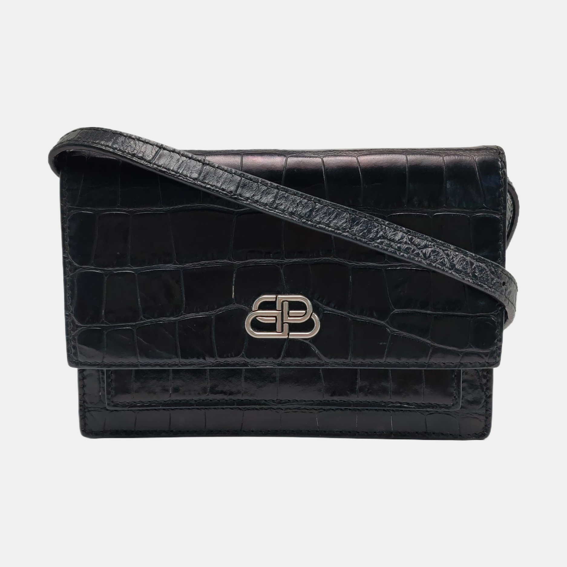 Sharp Calfskin Black