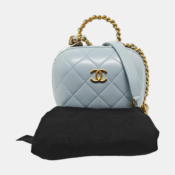 Quilted Lambskin Blue