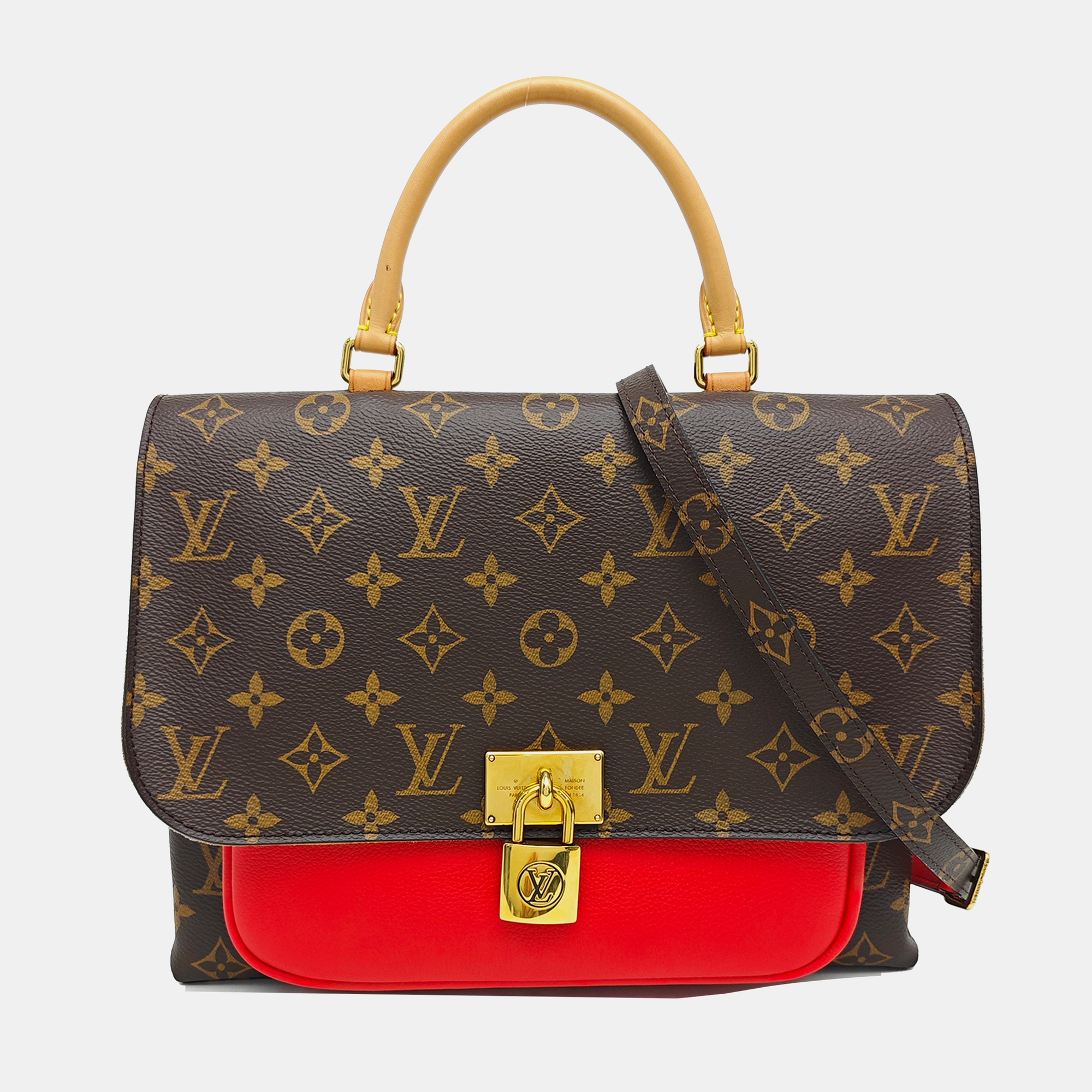MARIGNAN Monogram Coated Canvas Brown