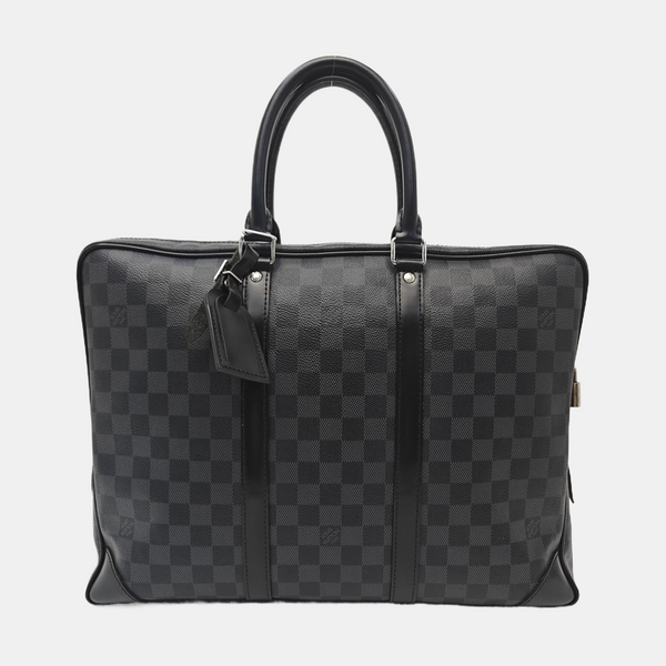 PORTE-DOCUMENTS Damier Graphite Coated Canvas Gray