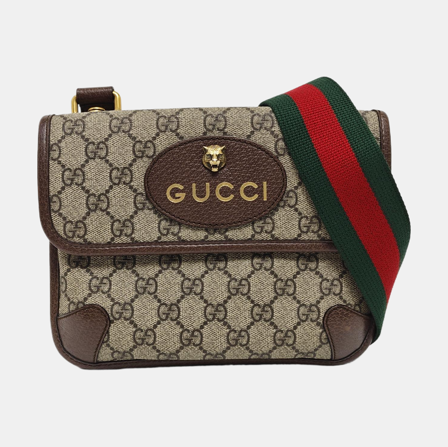 Neo Vintage Small Monogram Coated Canvas Beige