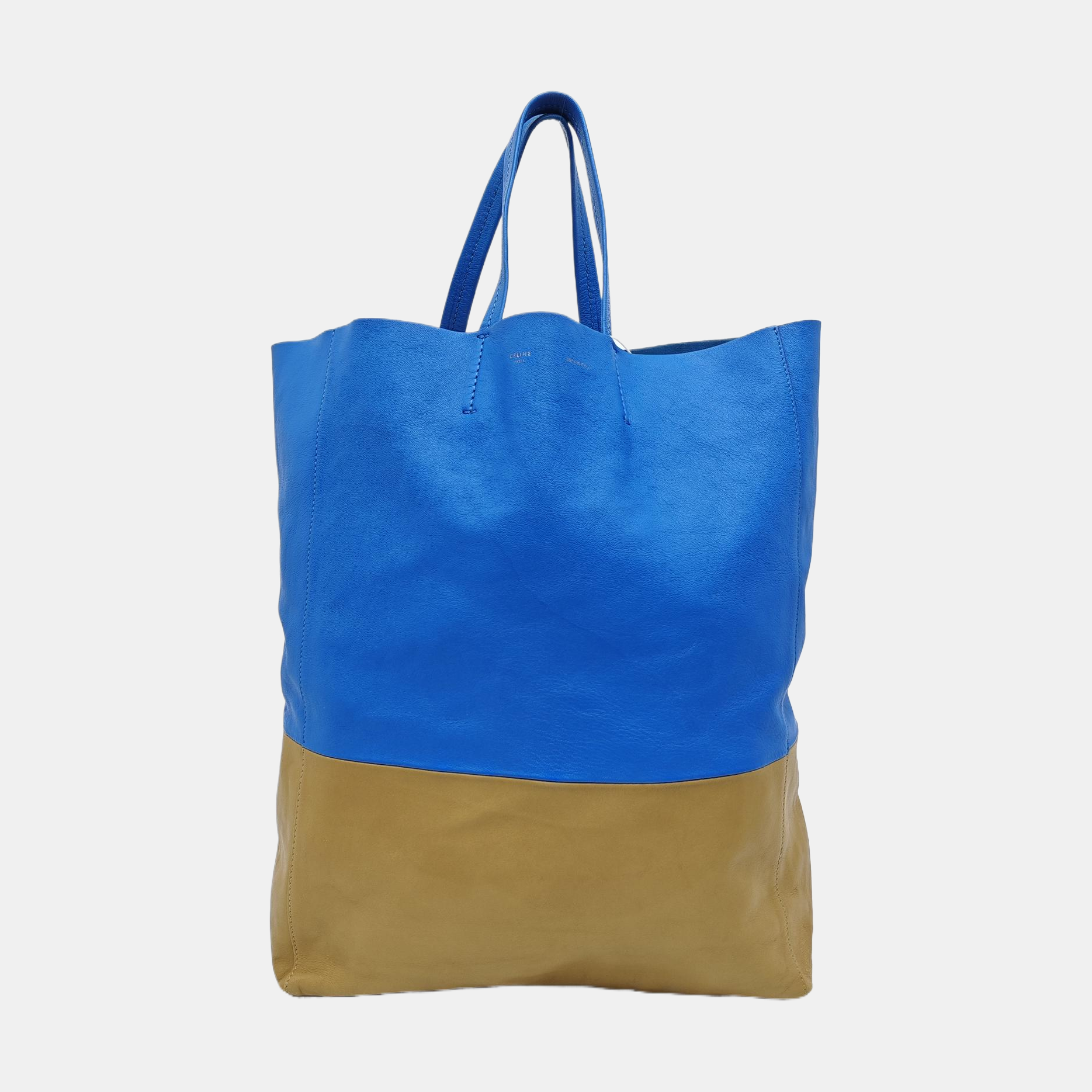 VERTICAL CABAS Medium Calfskin Blue