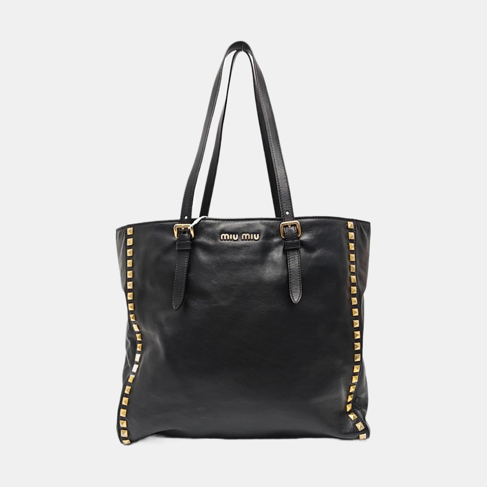 Calfskin Tote Bag Black
