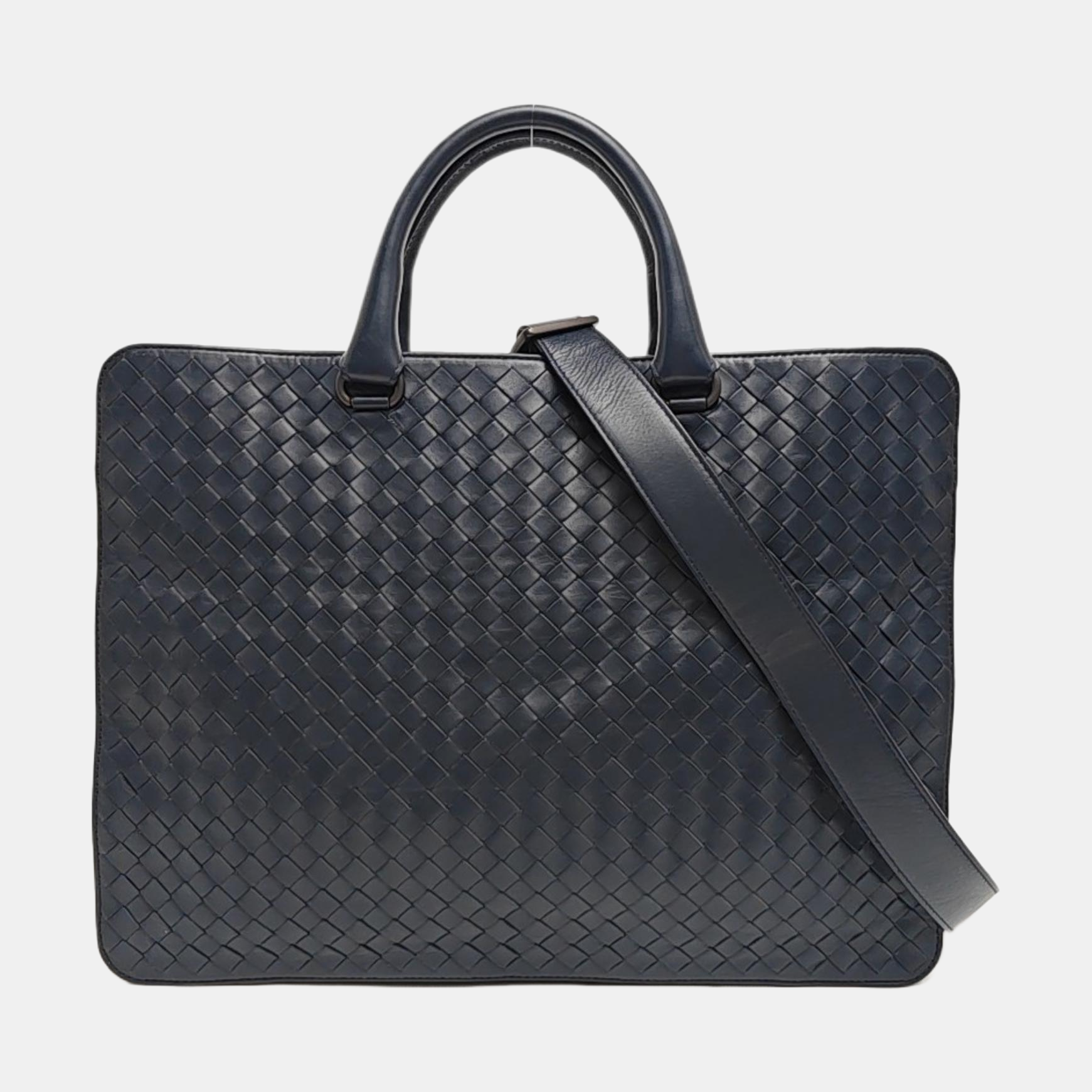 Calfskin Shoulder Bag Blue