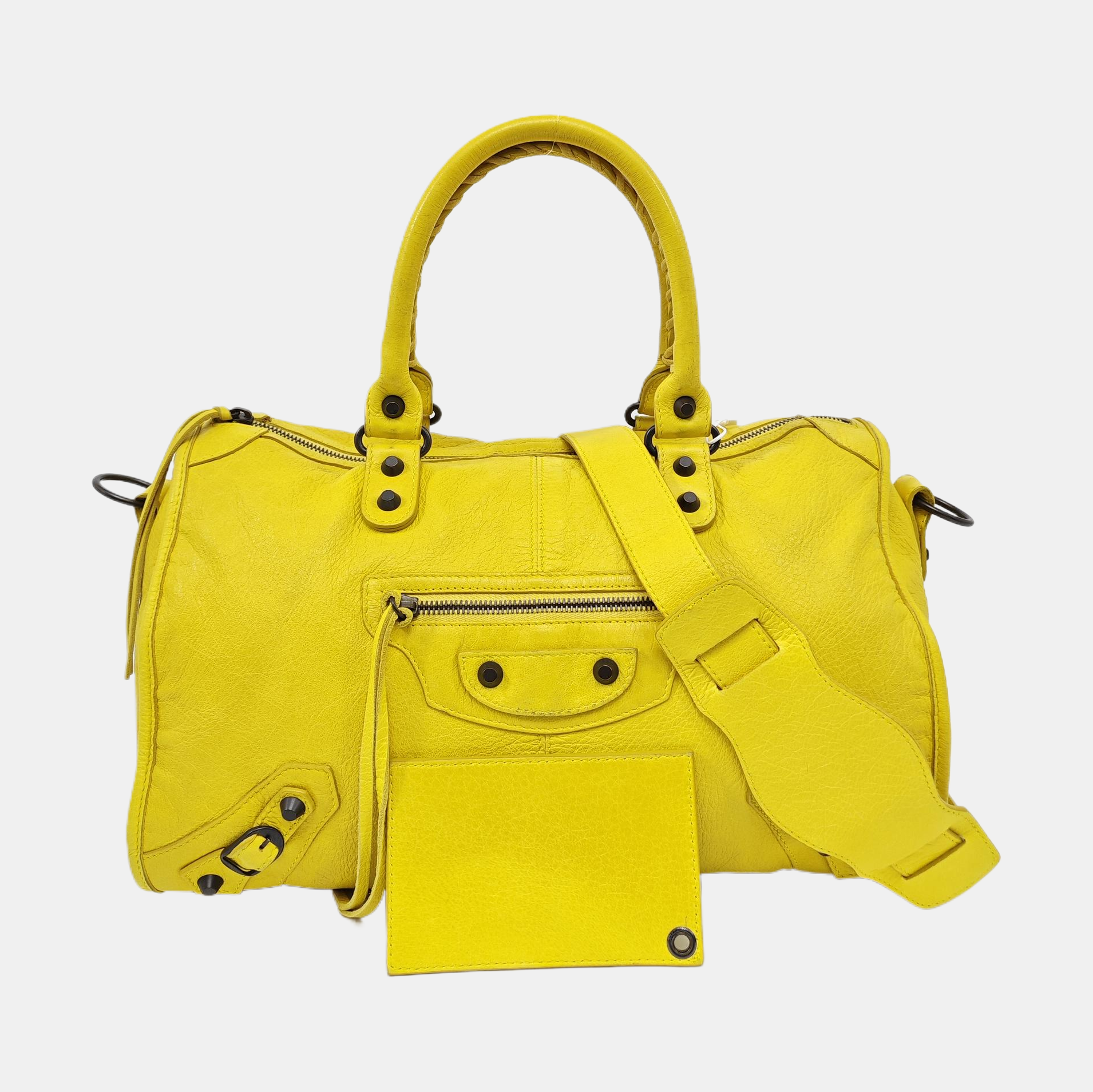 Twiggy Lambskin Yellow