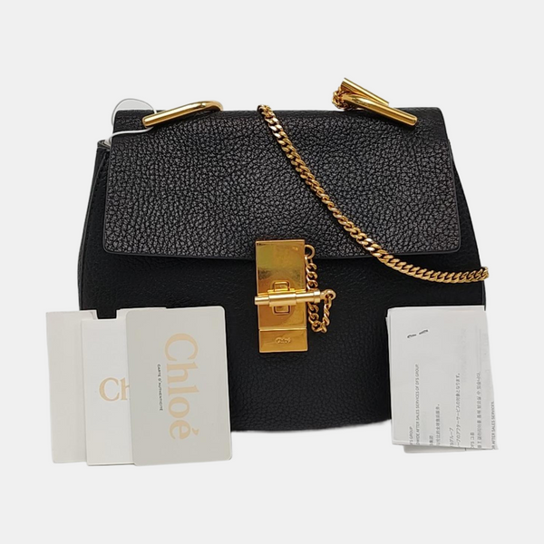 Drew Medium Calfskin Black