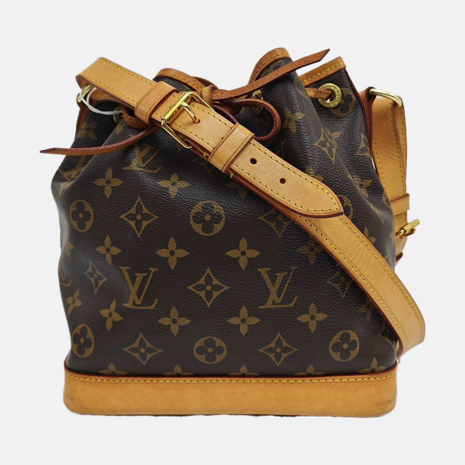 NOÉ BB Monogram Coated Canvas Brown