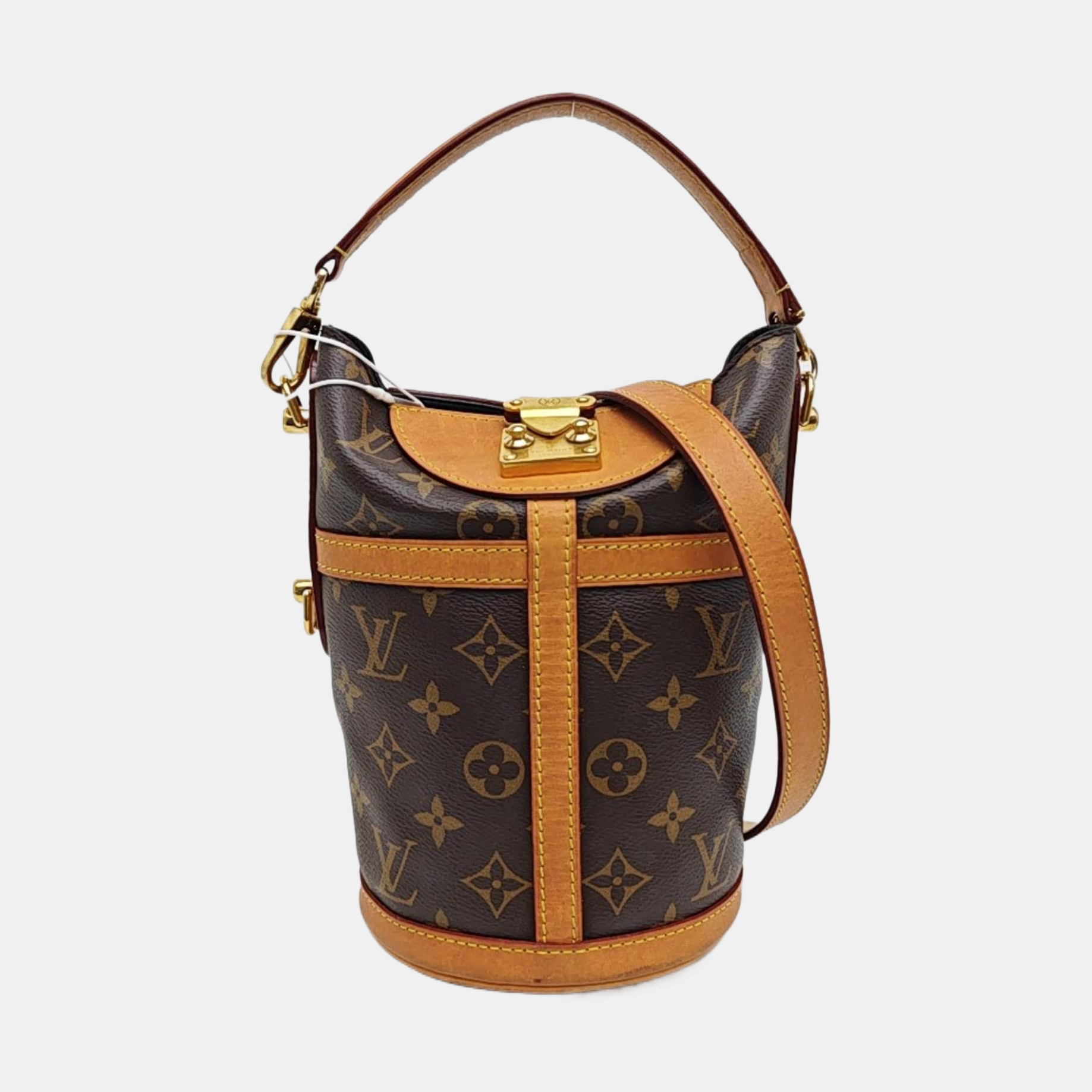 DUFFLE Monogram Coated Canvas Brown