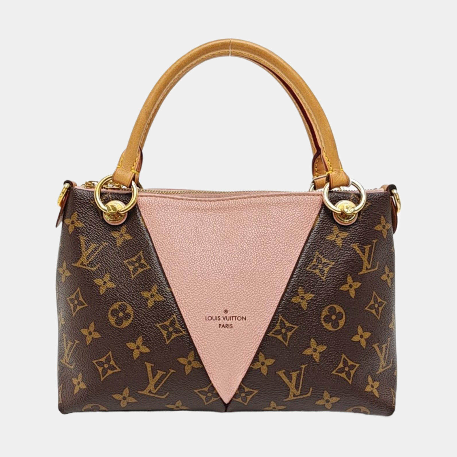 V TOTE BB Monogram Coated Canvas Pink