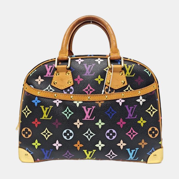 LV × TM DEAUVILLE Monogram Coated Canvas Black