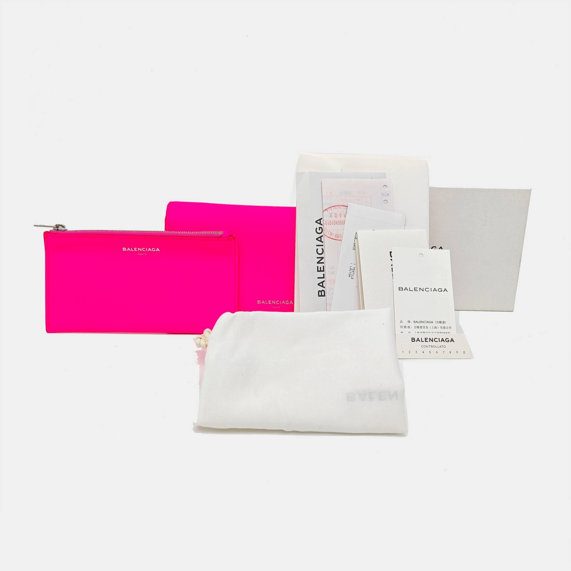 Calfskin Wallet Pink