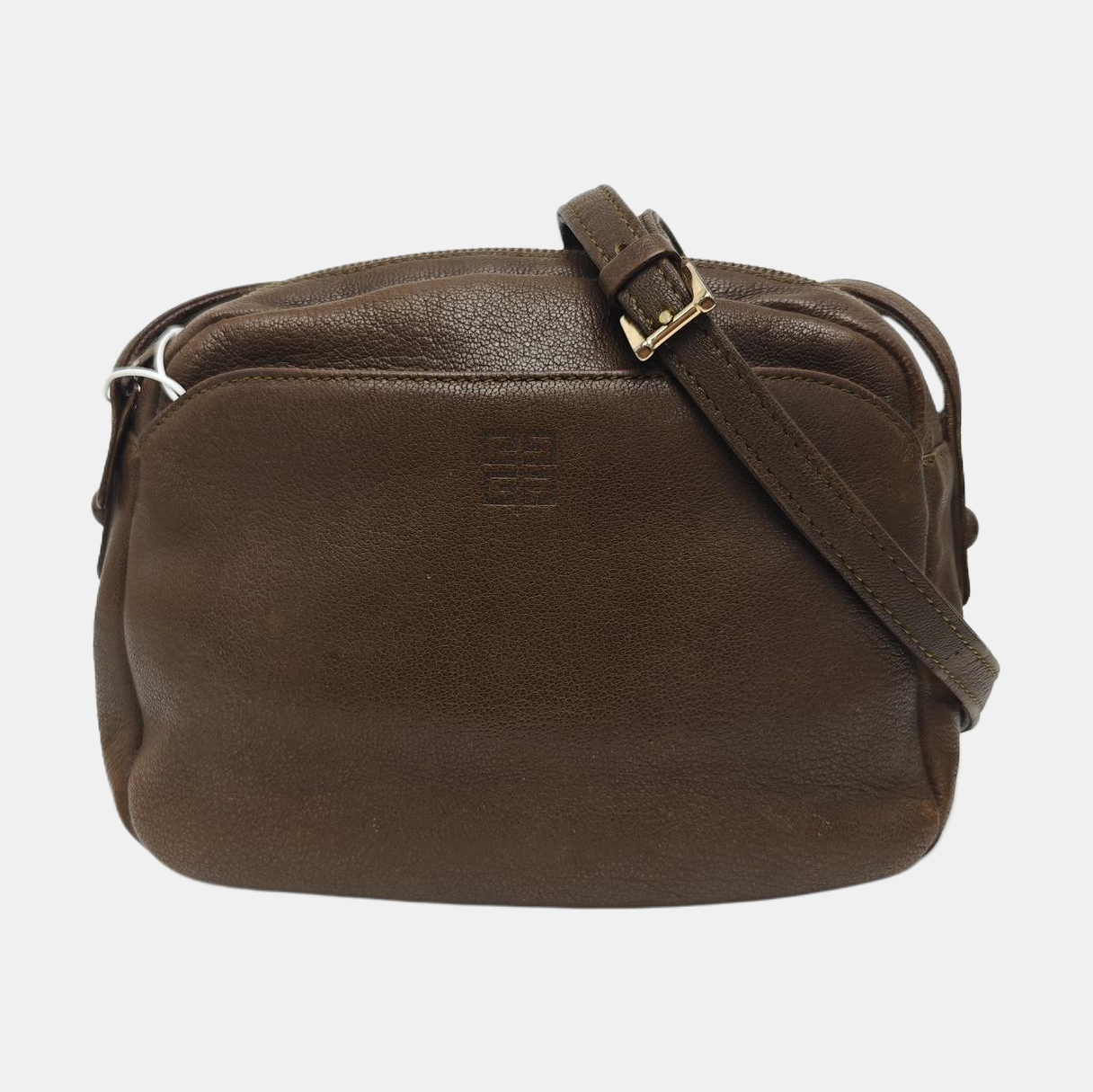 Calfskin Shoulder Bag Brown