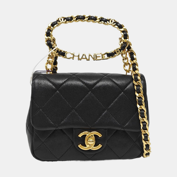 CLASSIC FLAP Mini Quilted Lambskin Black