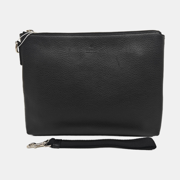 Calfskin Clutch Black