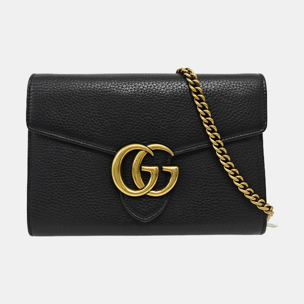 GG Marmont Mini Calfskin Black