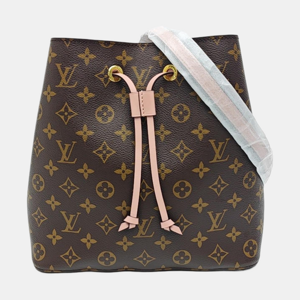 NÉONOÉ MM Monogram Coated Canvas Brown