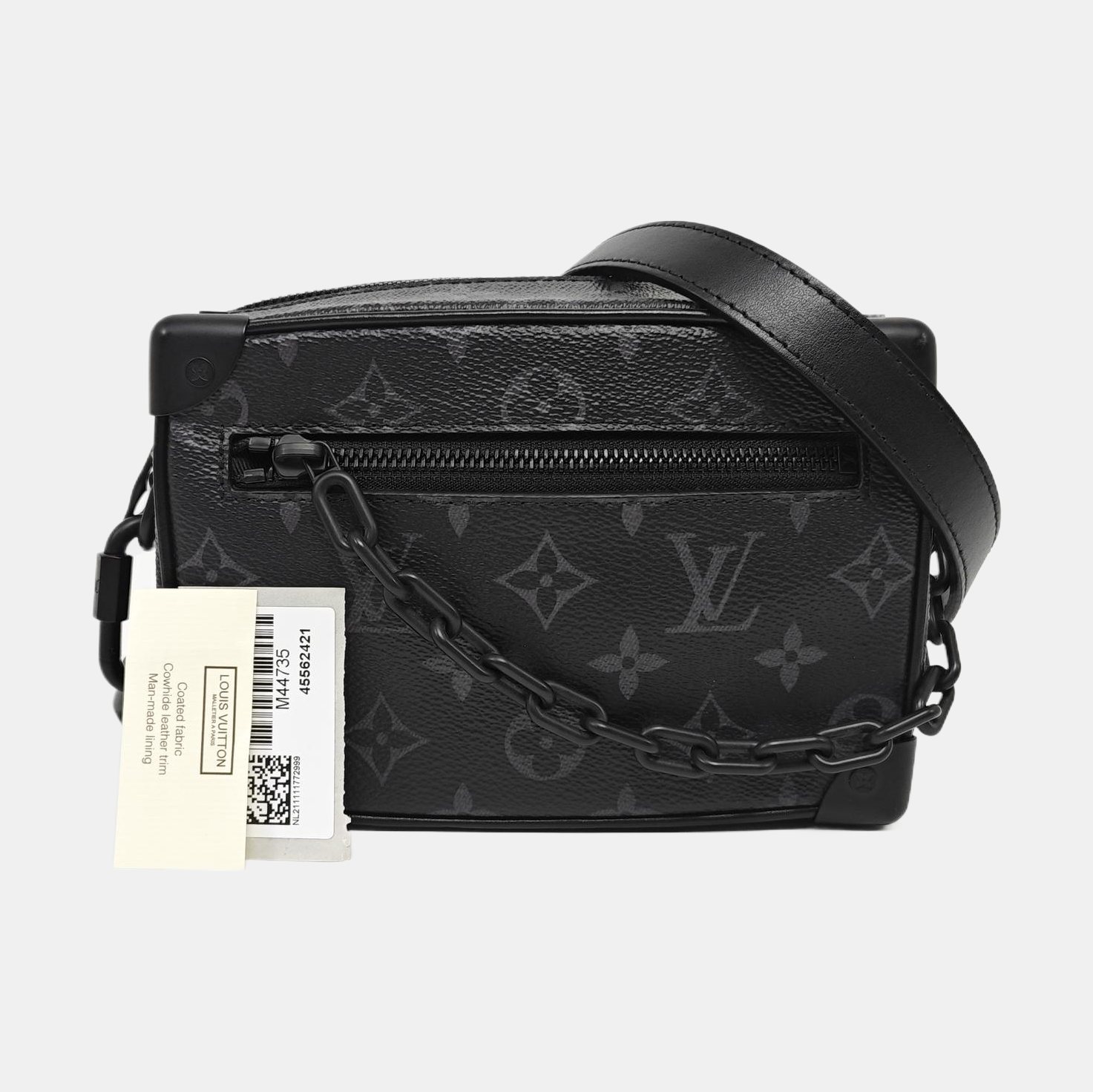 SOFT TRUNK Mini Monogram Coated Canvas Black