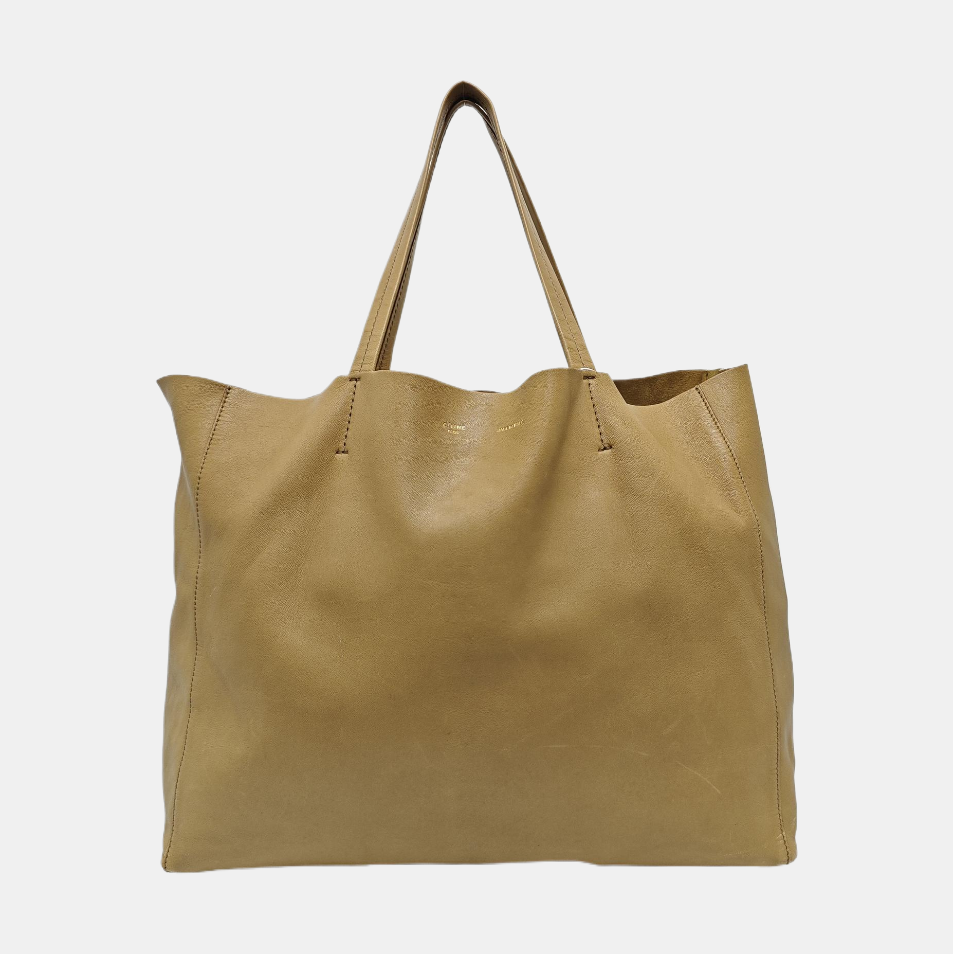 Calfskin Tote Bag Beige