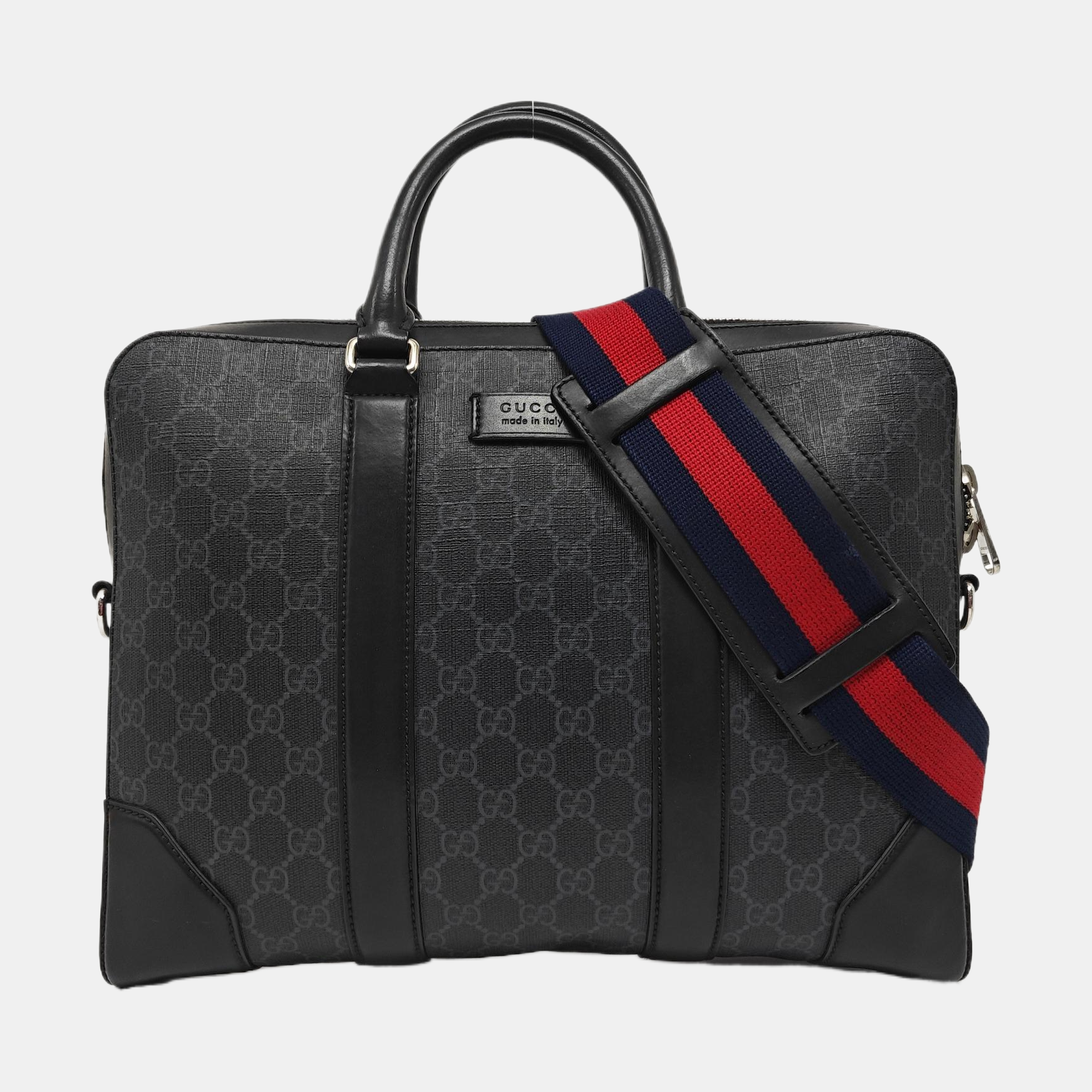 GG Imprime Monogram Coated Canvas Black