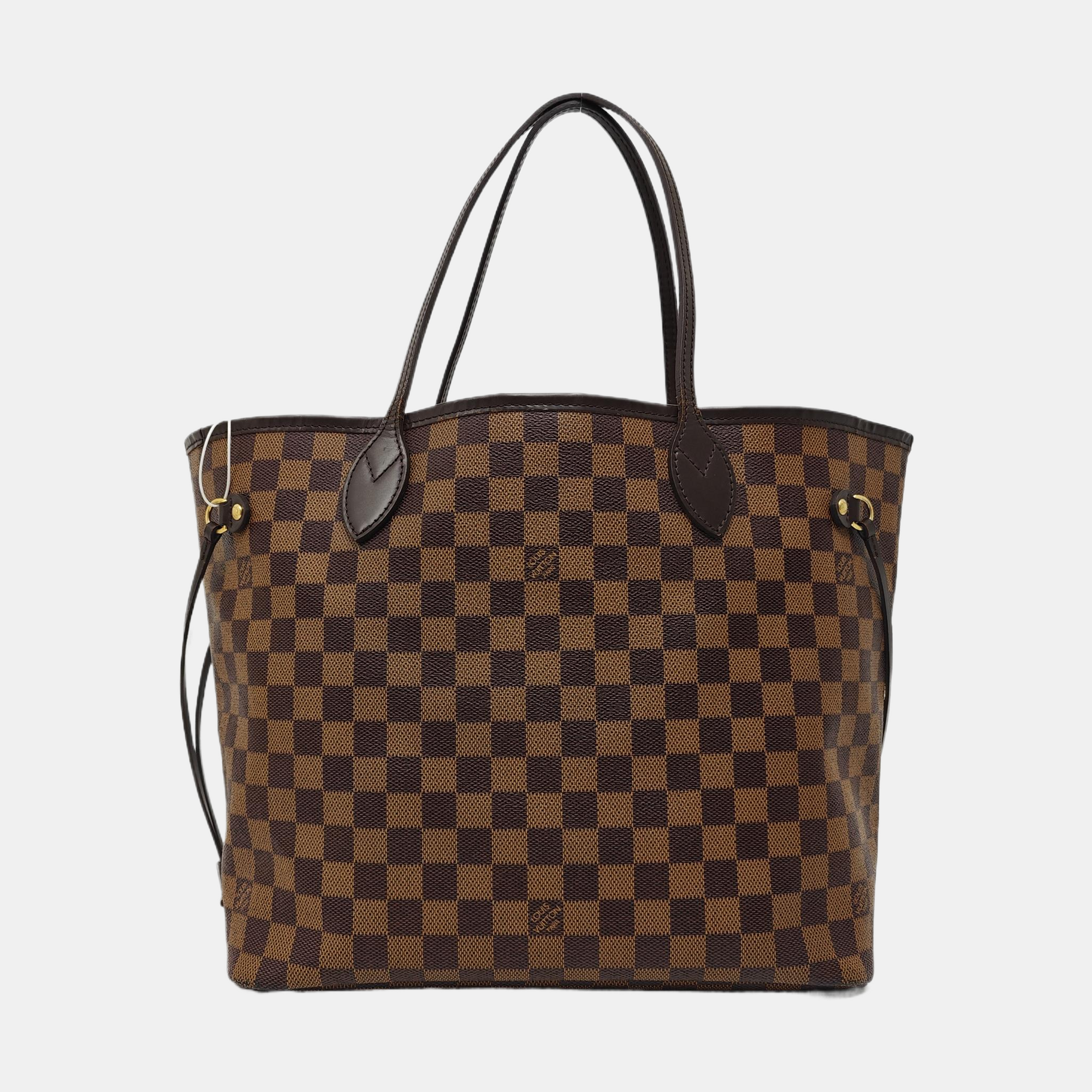 NEVERFULL MM Damier Ebene Coated Canvas Brown
