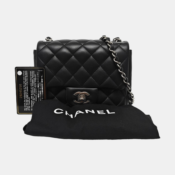 CLASSIC FLAP Mini Quilted Lambskin Black