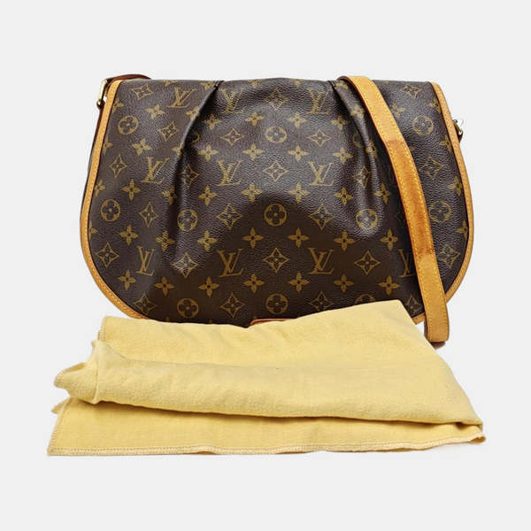 MENILMONTANT MM Monogram Coated Canvas Brown