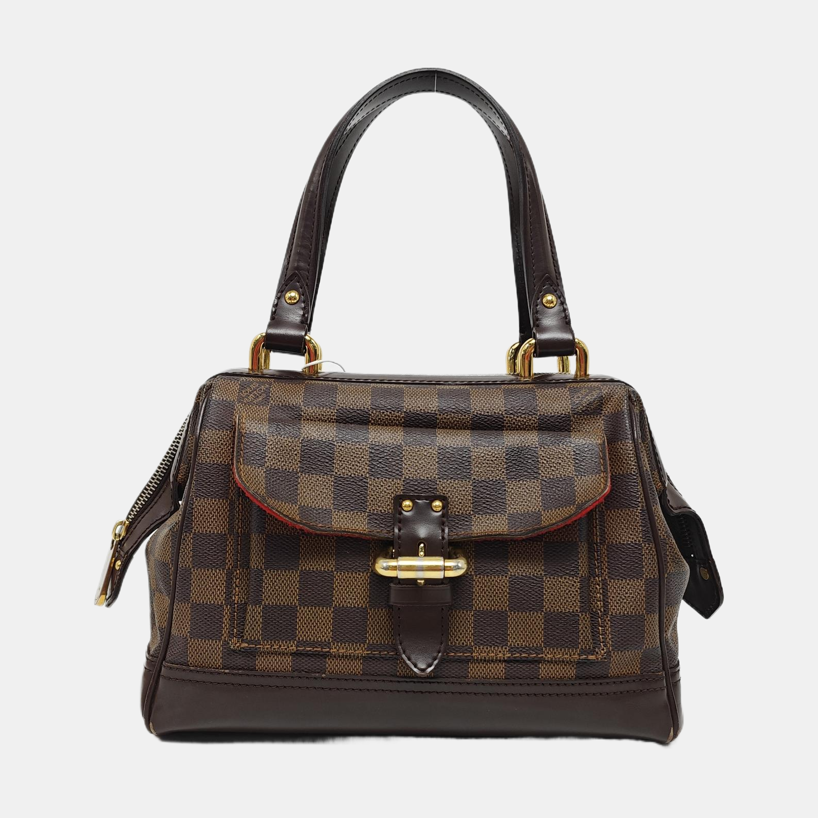 KNIGHTSBRIDGE Damier Ebene Coated Canvas Brown